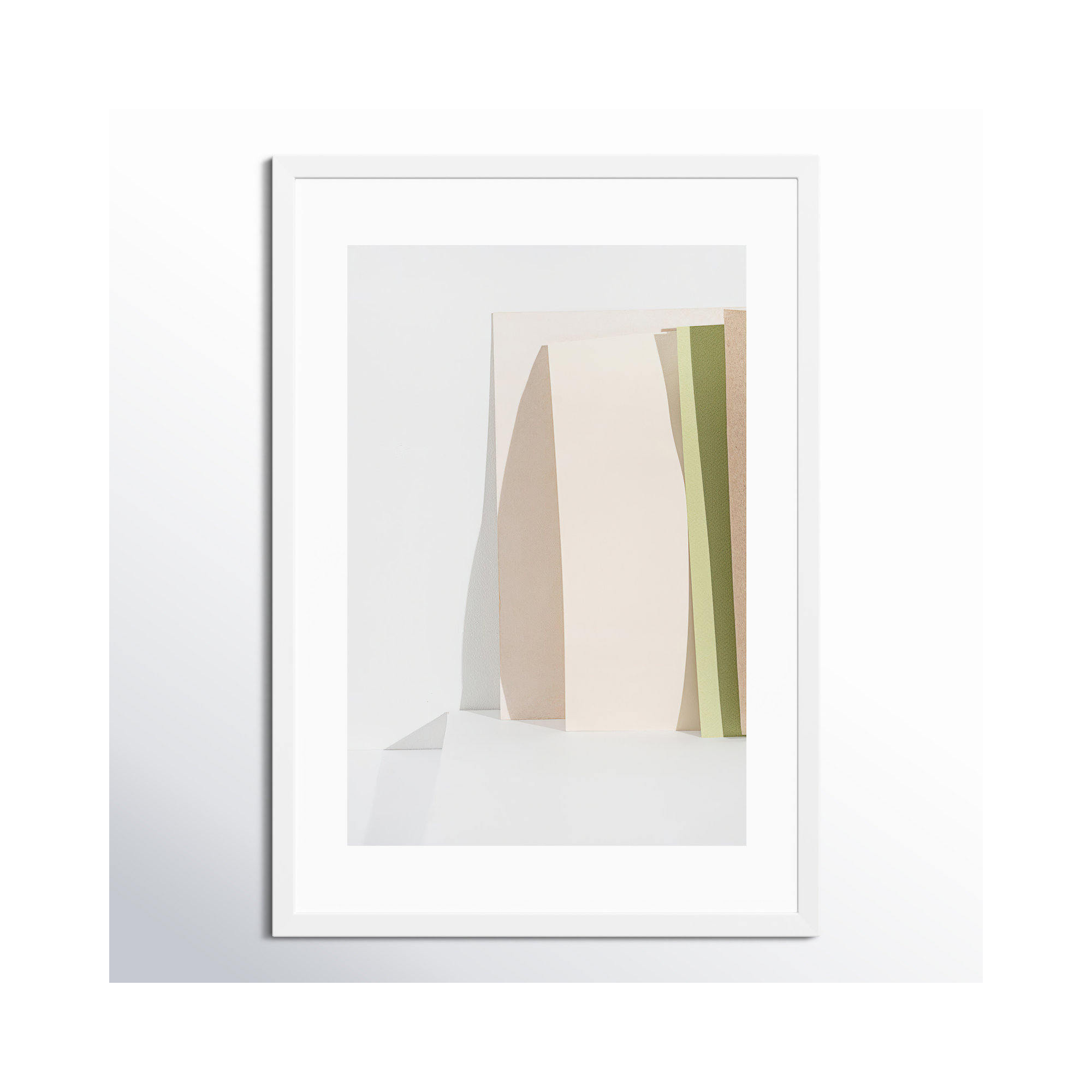 Lucie Clean Slate as an Object 1 by Svetlana Smirnova - Picture Frame Photograph, 30" H x 21" W x 1.25" D, White