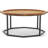 Finch Grayson Wood and Metal Coffee Table, Light Beige