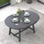 Table de salle à manger extensible de style rétro - gris, plateau de table gris Atmosphere