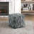 Ottoman, Modern Multi-Color Jacquard Fabric Pouf – Non-Slip 16x16x16" Seating/Footrest | Multicolor | Textile