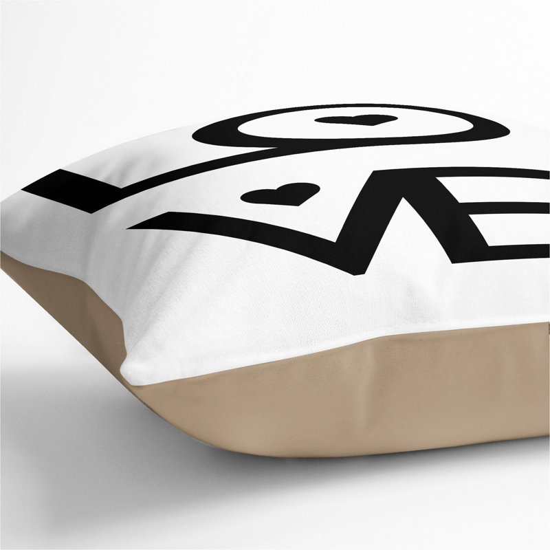 Square Cushion, 55cm H x 55cm W x 20cm D, Stone