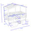 Lit mezzanine bas en bois avec escalier et 2 tiroirs-131637743-131637744
