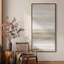 Grande toile murale encadrée, impression de paysage abstrait minimaliste - 60 po x 30 po-2123667009-2123667012