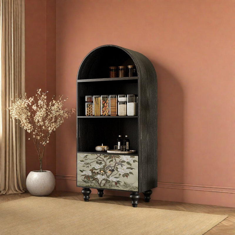 French Retro Minimalist Style Bookcase
