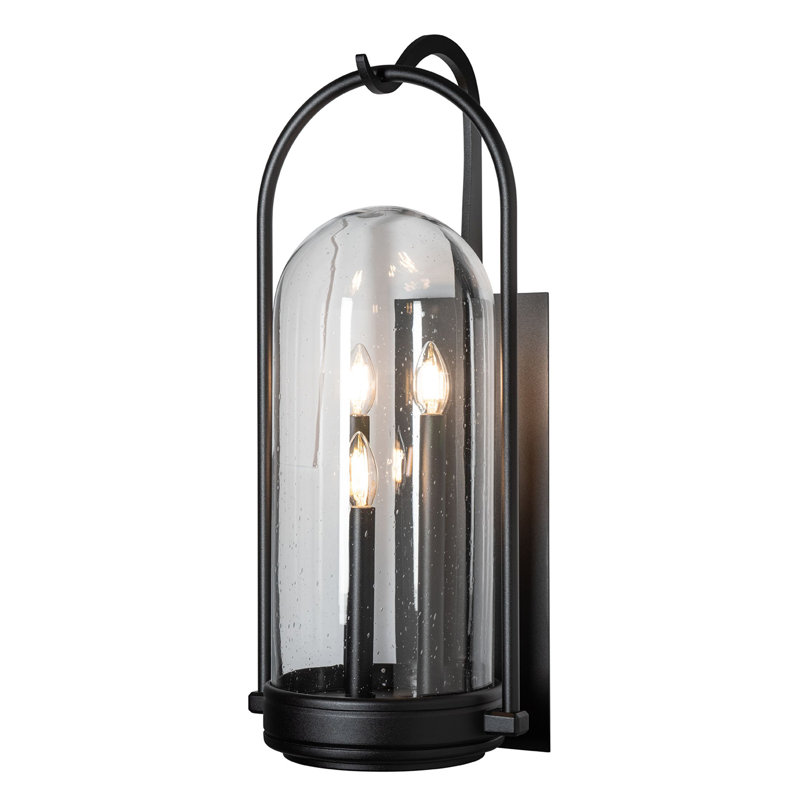 Davis Outdoor Sconce - 12.8"L x 11.7"W x 28.5"H - Coastal Dark Smoke, Coastal Oil Rubbed Bronze