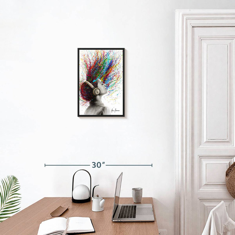 Vosburgh Me, 13 po x 19 po, Cadre flottant noir
