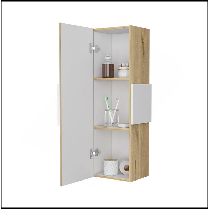 Armoire à pharmacie Nottingham, trois tablettes intérieures