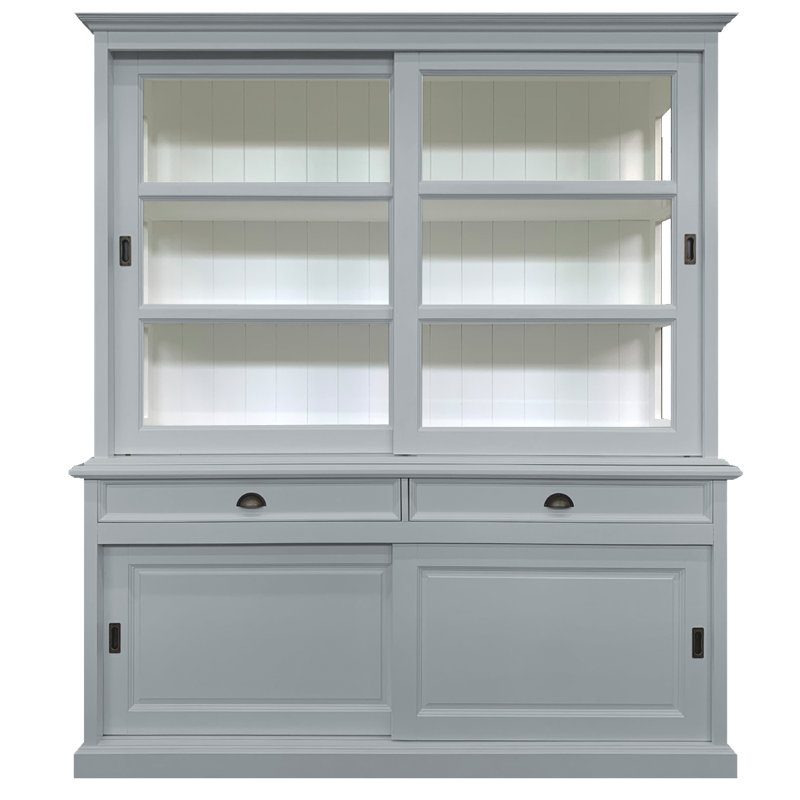 Baya Display Cabinet, Window Grey