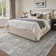 Modern Distressed Non-Slip Washable Rug