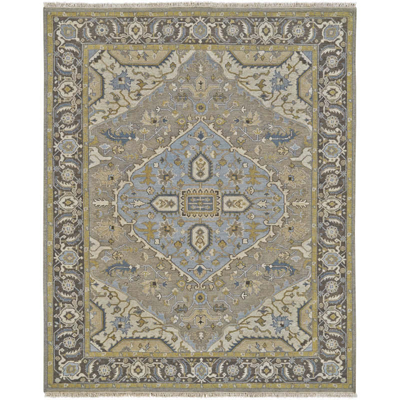 Wool Oriental Indoor Rug, Rectangle 2' x 3'