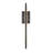 Aelin, Outdoor, 24", Matte Black, Clear Crystal-1933386334