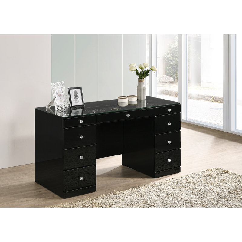 Ensemble de meuble-lavabo 1 pièce 9 pièces, Noir