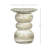 Round Concrete Side Table - Grey Marble Inspired Finish