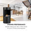 Niro Klarstein 40cm W Black Ethanol Stove with 2 BTU
