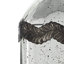 Vase en verre argenté