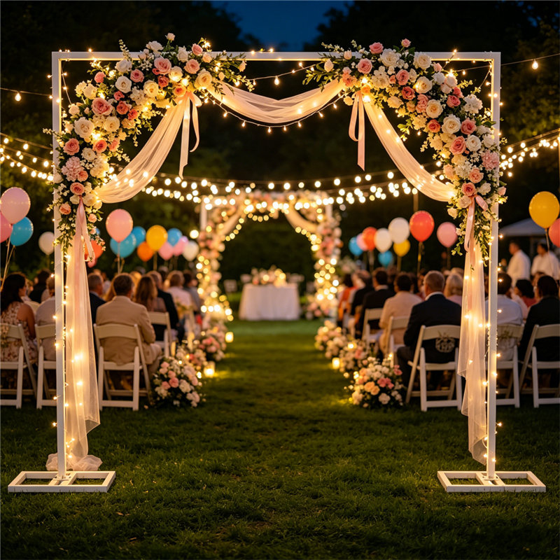 Garden Arch Wedding Backdrop Stand