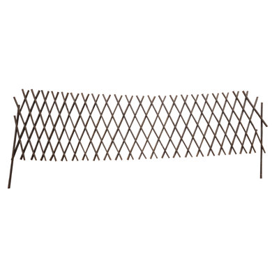 Brown willow expandable willow edging