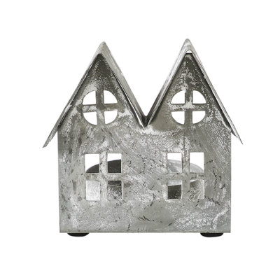 Porte-bougie en métal Festive Finds