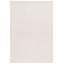 Tapis géométrique beige / ivoire en laine / viscose touffeté à la main Calyssa-910050488