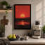Sun on Water Modern - Wrapped Canvas-13335436-13335430