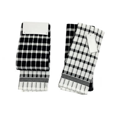 Cotton Terry Bar Towels 14x16 Heavyweight White