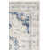 Annette Oriental Ivory/Blue Area Rug