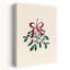 Festive, art de ruban de gui, plante abstraite traditionnelle, art mural-133611629