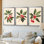 Art des Fêtes de Noël - Série 2 - CCXLIV - Toile tendue avec châssis sur mesure - 3 pièces