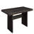 Gold & Rustic Espresso Finish 7PCS Dining Room Set