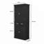 Armoire de rangement 71 po avec 4 portes réglables-2071795060
