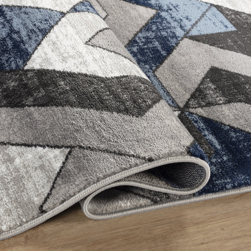 Vanant Geometric Area Rug, Rectangle 80 x 150cm