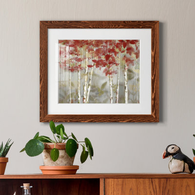 Forêt d'automne, impression encadrée sur papier