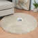 Ruther Solid Color Machine Woven Faux Fur Area Rug in Beige