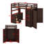 Lit mezzanine avec tiroirs, bureau et garde-robe-904161105
