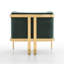 Fauteuil d'appoint rembourré en velours Paramount-1687030239
