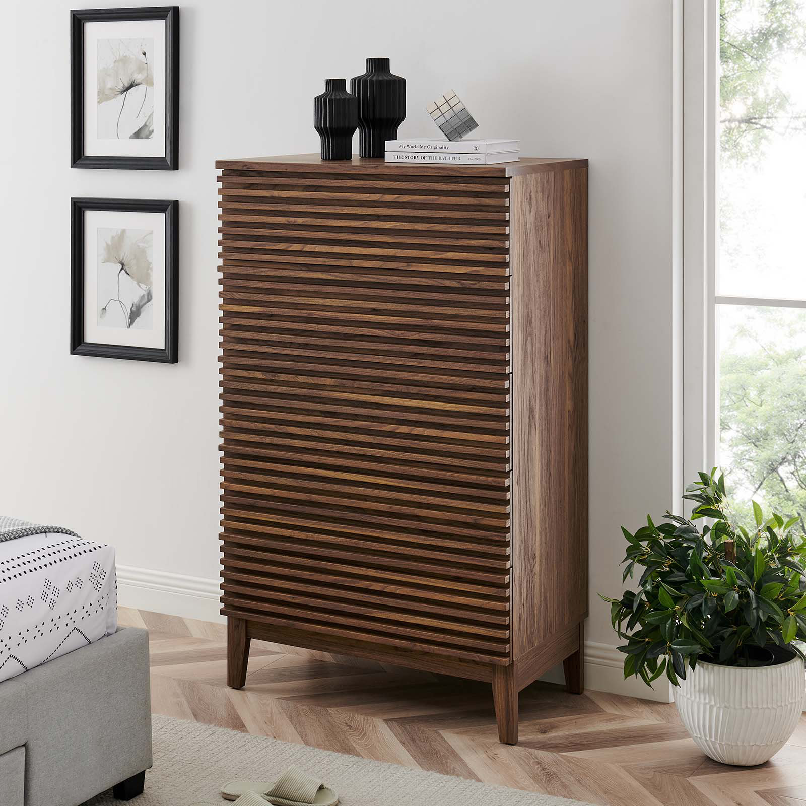 Modway Render 5-Drawer Dresser Chest by Modway & Reviews | Wayfair