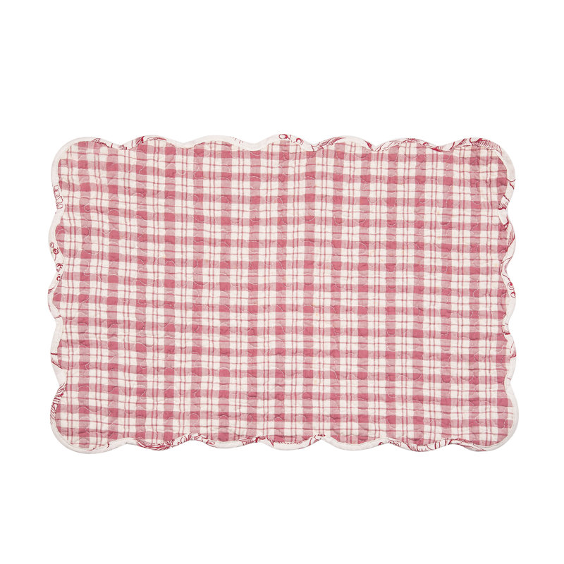 Ensemble de 6 napperons rectangulaires Cardinal & Winter Branches