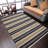 Melbourne Hand Woven Flat Weave Kilim Wool Eco-Friendly Area Rugs - Runner, Aqua Cream Color, Contemporary Modern Design, Low Pile Handmade Area Rugs for Living Room, Bed Room-24419257