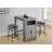 Dining Table, 48" Rectangular, Counter Height, Kitchen, Small, Storage, Contemporary, Modern