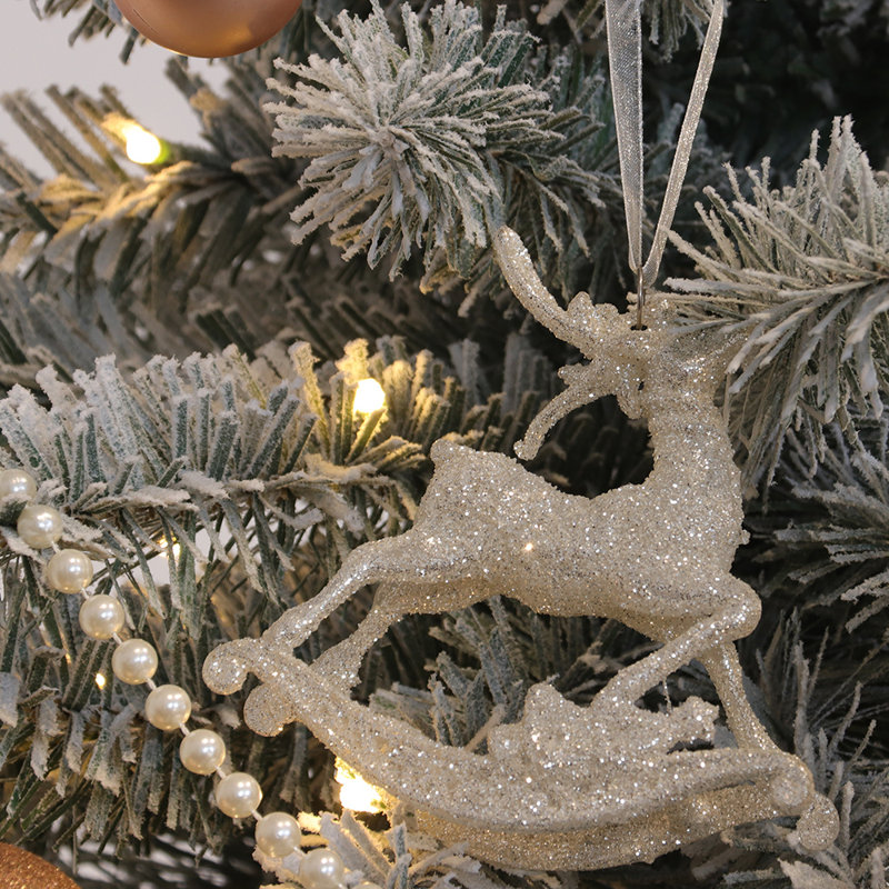 Arbre de Noël illuminé pré-éclairé , 6'