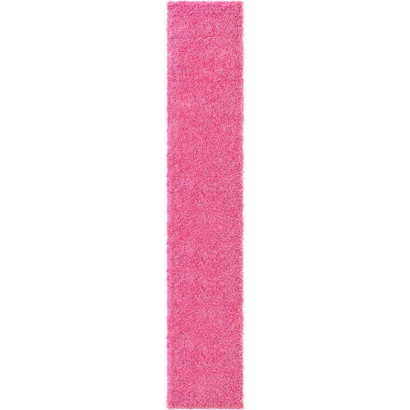 Tapis rose Renesha, Tapis de couloir 2 pi 6 po x 13 pi