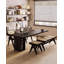 Table de bureau scandinave luxueuse en bois massif-657368477