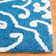 Tapis bleu crocheté à la main Westphalia