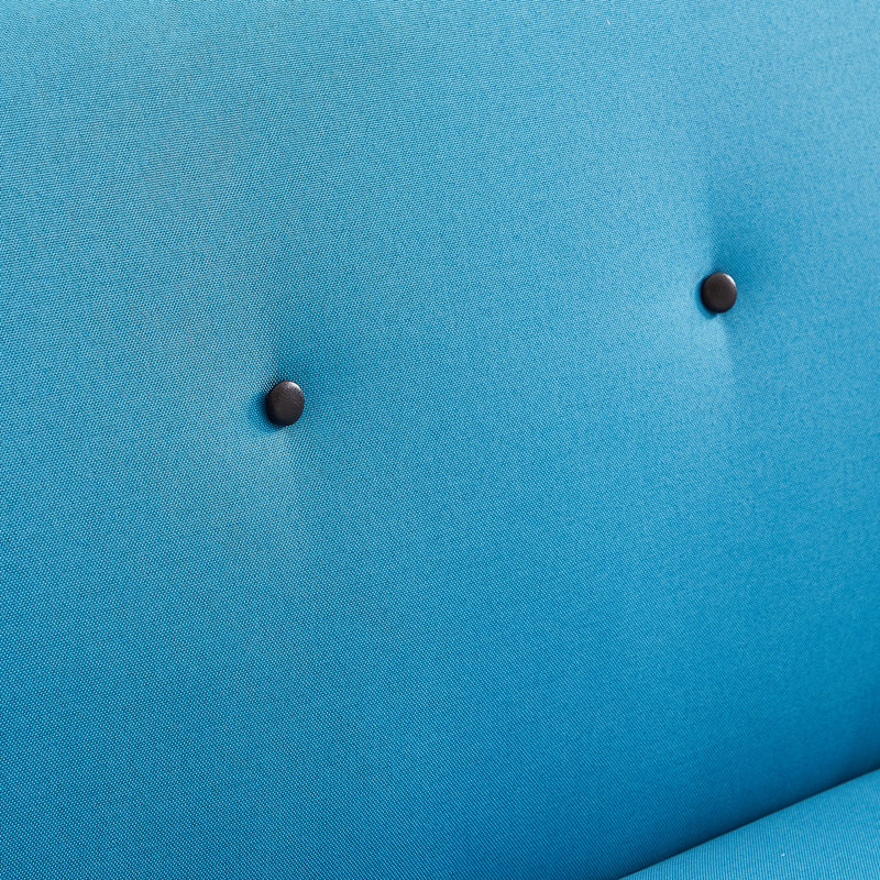 Causeuse Aleyska, Polyester bleu