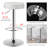 Dawer Swivel Upholstered Adjustable Height Counter Stool with Metal Frame-395647430-395654365