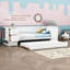 Lit de jour simple avec couchette Azaree-216278035