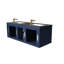 Ensemble de meuble-lavabo double 60 po Wyneken-335893274