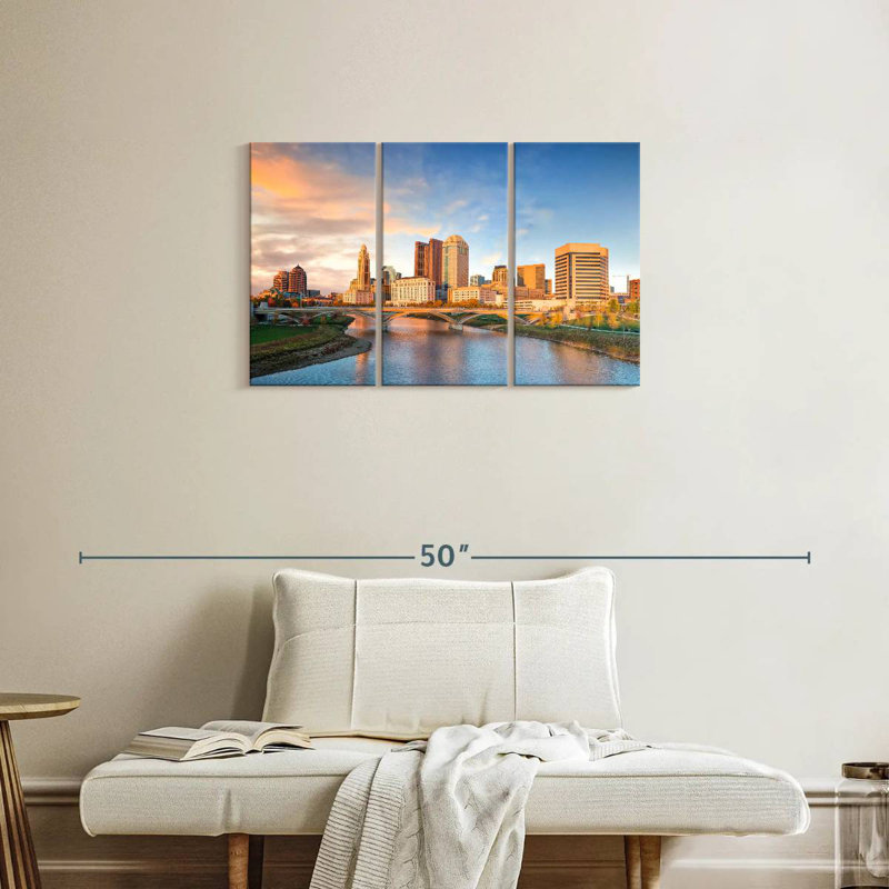 Nicci Columbus Sunset, 20" H x 33" W