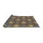 Tapis décoratif à motif géométrique brun clair-951792460