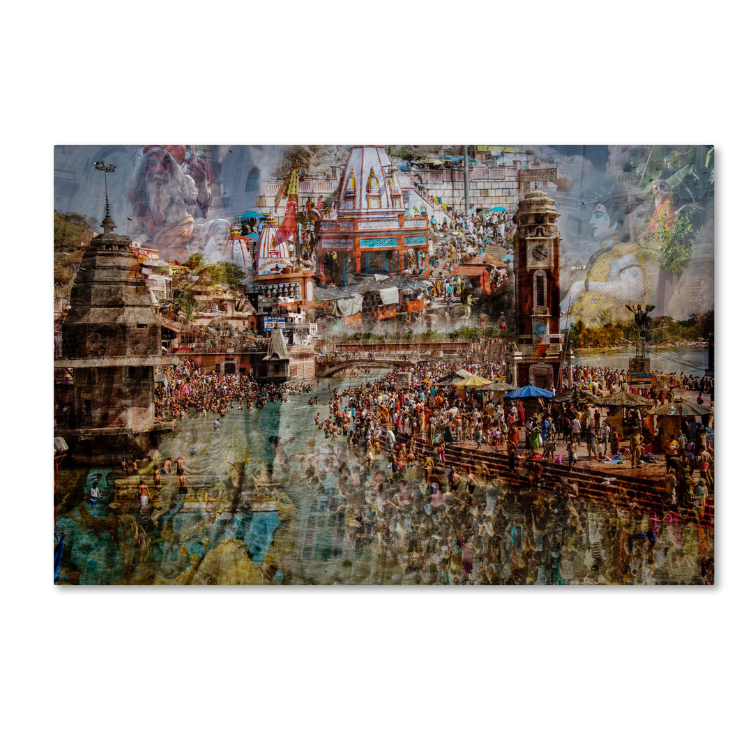 " Holy India " by Ralf Kayser Trademark Fine Art 